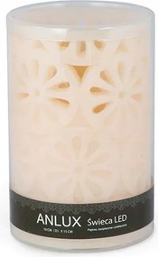 Led viaszgyertya 10x15 cm elemes