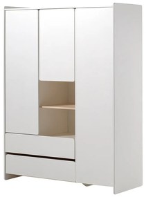 Kiddy fehér gyerek ruhásszekrény, 137,8 x 190 cm - Vipack