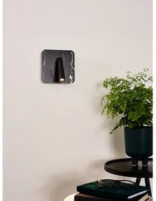 Lucide 77282/03/30 - LED Fali spotlámpa OREGON LED/4W/230V USB fekete