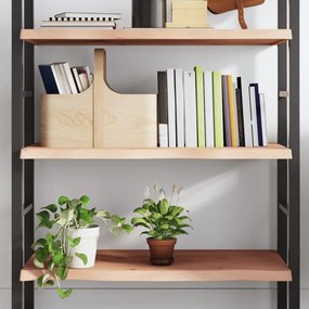 kezeletlen tömör tölgyfa fali polc 100x40x(2-4) cm