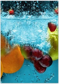 Poszterek 70x100 Gyümölcsök a vízbe esve