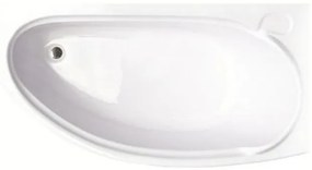 Besco Mini sarokkád 150x69 cm jobboldali fehér #WAM-150-MNP