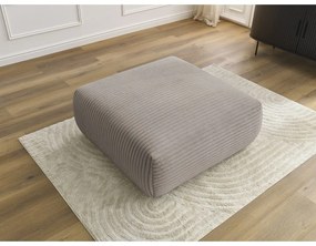 Világosszürkés bézs kordbársony lábtartó Lucien – Bobochic Paris