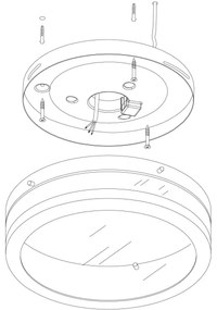 Eglo 94998 - LED Fürdőszobai lámpa LED PALERMO 1xLED/11W/230V IP44