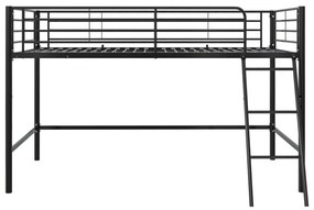 Fekete magasított gyerekágy 90x200 cm Jodie – Støraa