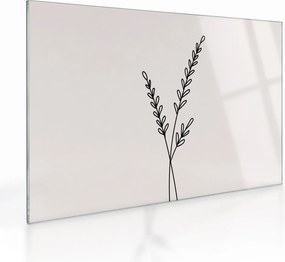 Üveg kép - rét virág N⁰2 (70x50 cm)