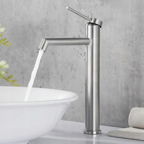 Shanfo álló mosdó csaptelep, ezüst