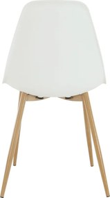 Szék, fehér/natúr, SINTIA
