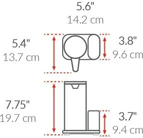 Simplehuman Érintésmentes adagoló szivaccstartóval414 ml, rozsdamentes acél, fényes