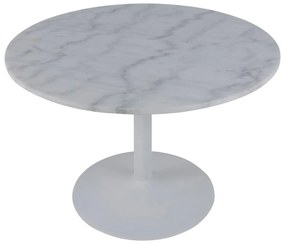 Tarifa márvány étkezőasztal 110 cm fehér