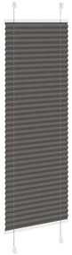 pliszírozott redőny fekete 45x100 cm szövetszélesség 44,4 cm