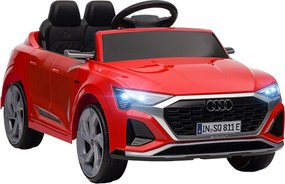 AIYAPLAY Elektromos Autó Gyerekeknek +3 Év Audi Q8 Etron Sportback 12V Akkumulátoros Távvezérlés Rugós Felfüggesztésű Kerekek Fényszórók Fép és Zene P