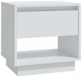2 db fehér forgácslap éjjeliszekrény 45 x 34 x 44 cm