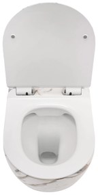Függesztett wc Rea Carlos Slim Lava Mat Mini