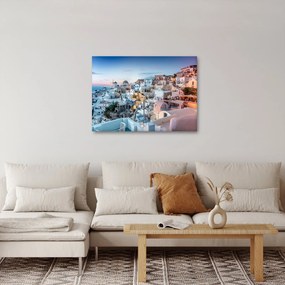 Kép - Alkonyat Santoriniban (70x50 cm)