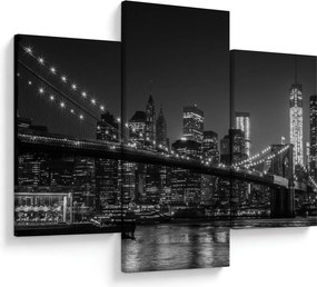 A New York-i Brooklyn-híd képe (90x60 cm)