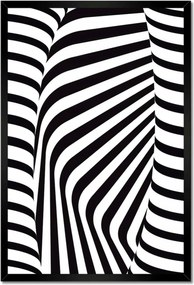 Poszterek keretben 40x60 Absztrakt fekete-fehér