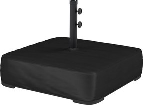 Outsunny napernyőtalp huzattal, hordozható, 80 kg-ig tölthető, masszív állvány karos és kültéri napernyőkhöz, Ø48 mm, fekete | Aosom