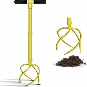 Kézi kultivátor Talajlazító Levegőztető Eltávolítja a gyomokat Kerti Gyümölcstermesztő