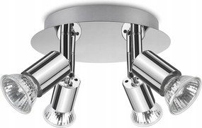 Kerek állítható mennyezeti spotlámpa, forgatható GU10 Led spotlámpa