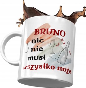 Bögre Bruno Férj Kolléga Ajándék Nyomtatott Fotóval