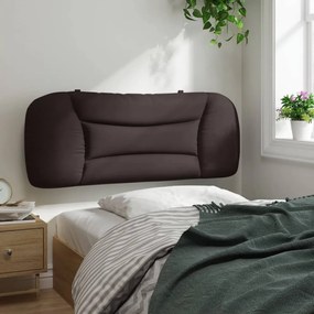 sötétbarna szövet fejtámla párna 100 cm