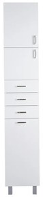 Viva STYLE fürdőszobai ÁLLÓSZEKRÉNY 192 magas szennyestartós - BALOS - 35 x 28 x 192 cm
