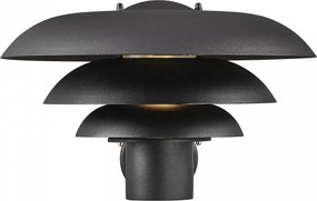 NORDLUX 2118071003 KRUNOS Modern Kültéri Fali Lámpa Fekete E27 IP54
