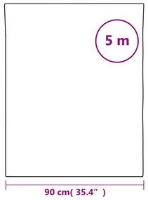 ezüst PVC tükröző statikus napsugárzás elleni fólia 90 x 500 cm