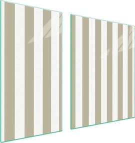 Üveg Tűzhelyvédő Főzőlap 90x52 Csíkos Edzett Üveg