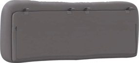 szürke műbőr fejtámla párna Hvar 140 cm