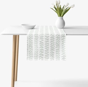 Goldea pamut asztali futó - skandináv levelek 35x120 cm