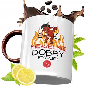 Bordó Bögre Fodrásznak Születésnapi Ajándék fényképes nyomtatással