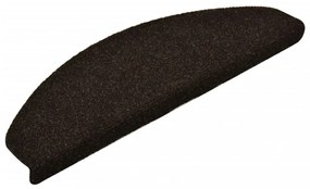 15 db sötétbarna tűlyukasztott öntapadó lépcsőszőnyeg 65x21x4cm