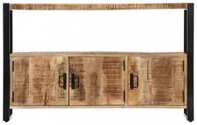 tömör mangófa kisszekrény 120 x 30 x 75 cm