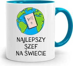 Kék Bögre A Világ Legjobb Ajándéka fényképes nyomtatással