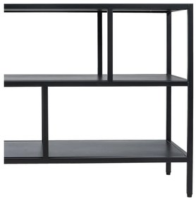 Fekete acél TV-állvány 120x55 cm – Ixia