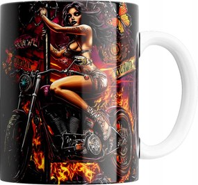 Bögre Női Motoros Bögre Kiváló Minőség Ajándék Szöveg
