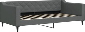 vidaXL sötétszürke szövet kanapéágy 90 x 190 cm