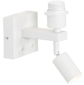 Modern fali lámpa fehér olvasólámpával - Brescia