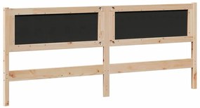 Fejtámla Egyéb Barna 200 cm Tömör fenyőfa