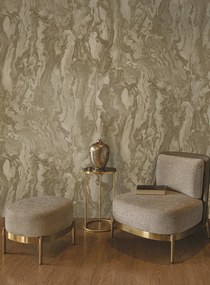 Holden Decor Essence Thassos Marble bézs márvány mintás fémhatású vlies tapéta – 66331