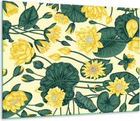 7 az 1-ben Üveg Védőlápa Tűzhelyhez 60x52 Virágok