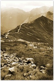 Poszterek 80x120 Tátra Lengyel hegyek Kilátás