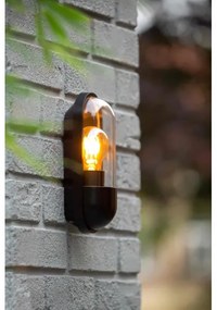 Lucide 29897/01/30 - Kültéri fali lámpa CAPSULE 1xE27/15W/230V IP54