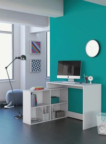 Corner sarokíróasztal Matt fehér N