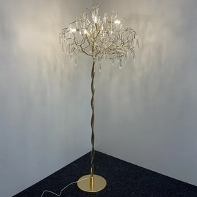 Kristály állólámpa 5xG9/40W/230V arany