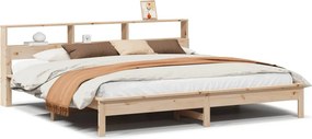 vidaXL tömör fenyőfa ágy matrac nélkül 200 x 200 cm