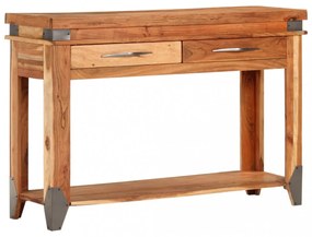 tömör akácfa tálalóasztal 110 x 34 x 74 cm