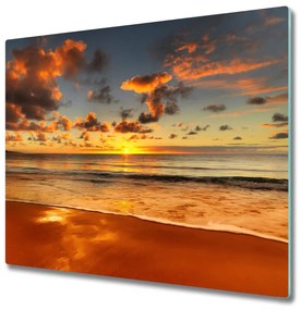 Üveg vágódeszka Sunset Beach 60x52 cm
